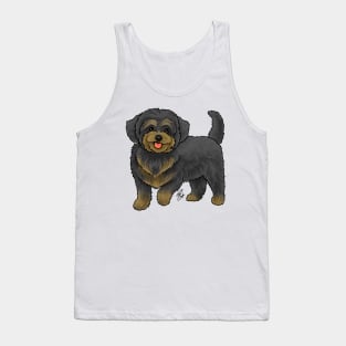 Dog - Maltipoo - Black and Tan Tank Top